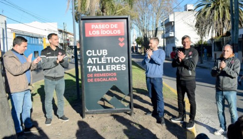 Inauguración del paseo de los ídolos
